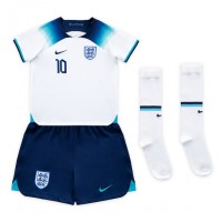 England Raheem Sterling #10 Hjemmebanesæt Børn VM 2022 Kortærmet (+ Korte bukser)